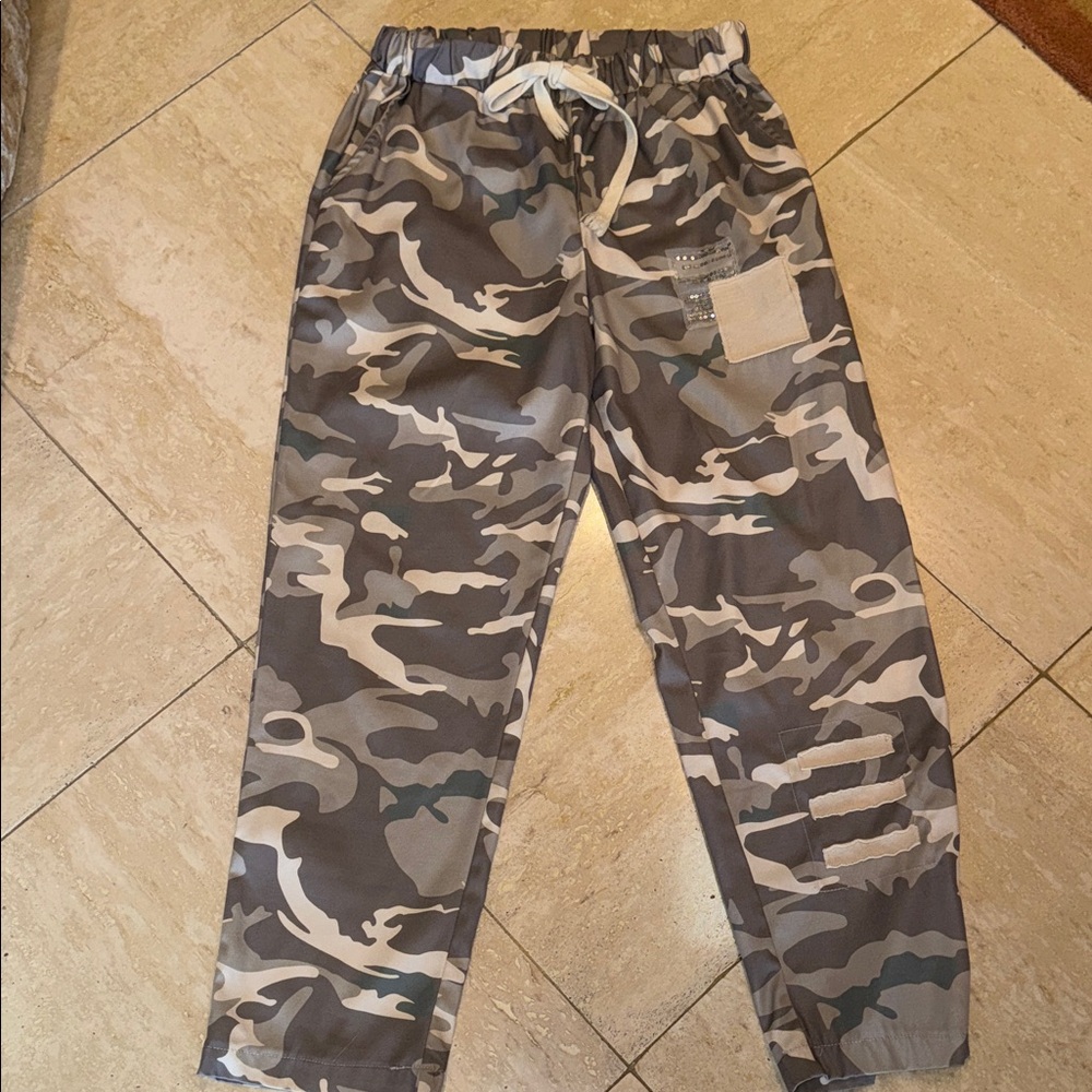 Camouflage Fun Pants w/ Cool Embellishments